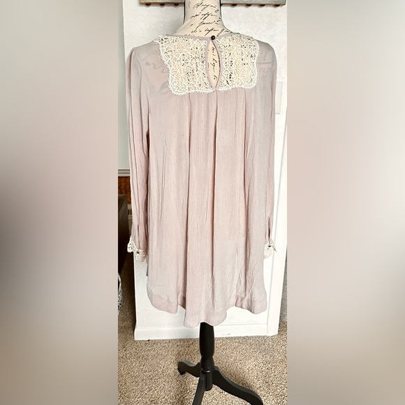 Lacy Gauze Womens Top Free People Small Loose Fit - Picture 7 of 15